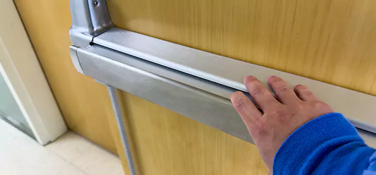 Installing a Push Bar on a Door Rock Hill